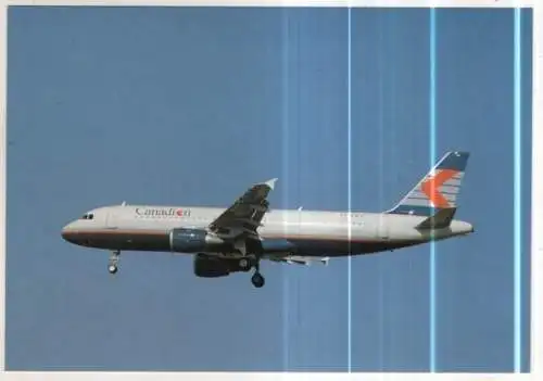 [Ansichtskarte] AIRPLANE / FLUGZEUG - Canadian - Airbus A-320. 