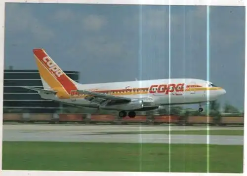 [Ansichtskarte] AIRPLANE / FLUGZEUG - COPA Panama - Boeing 737-200 - Miami. 