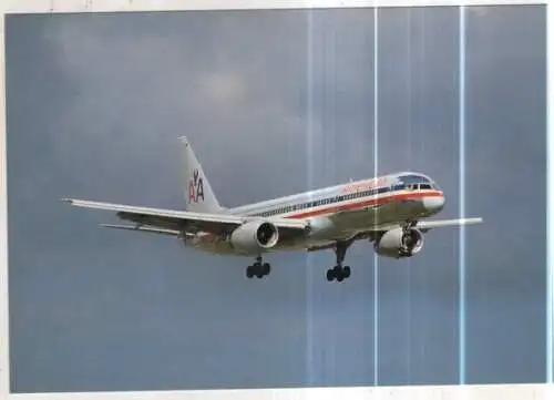 [Ansichtskarte] AIRPLANE / FLUGZEUG - American Airlines - Boeing 757. 