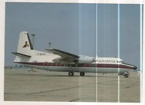[Ansichtskarte] AIRPLANE / FLUGZEUG - Air Rouergue - Fokker F27 Mk.200. 