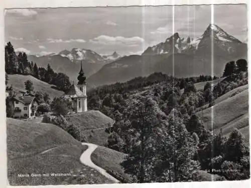 [Ansichtskarte] GERMANY - Maria Gern mit Watzmann. 
