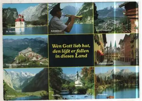 [Ansichtskarte] GERMANY - Berchtesgadener Land. 