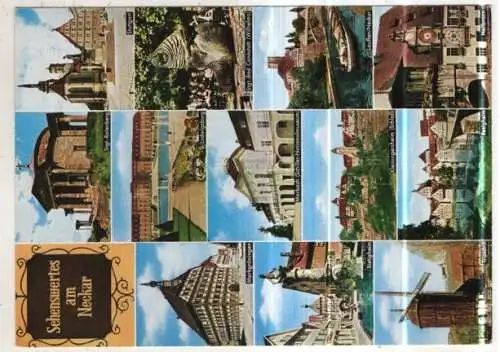 [Ansichtskarte] GERMANY - Sehenswertes am Neckar. 