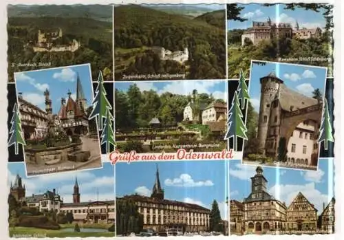 [Ansichtskarte] GERMANY - Grüße aus dem Odenwald. 