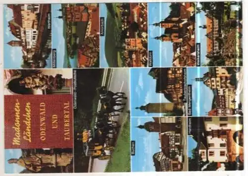 [Ansichtskarte] GERMANY -  Odenwald und Taubertal. 