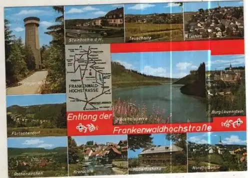 [Ansichtskarte] GERMANY - Entlang der Frankenwaldhochstraße. 