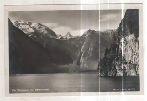 [Ansichtskarte] GERMANY - Der Königssee vom Malerwinkel. 