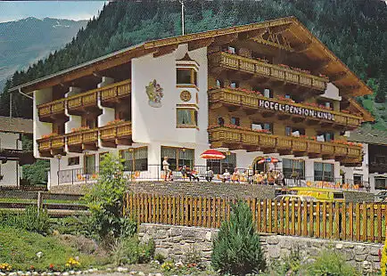 [Ansichtskarte] AUSTRIA - Neustift / Stubai - Hotel Pension Kindl Restaurant-Cafe. 