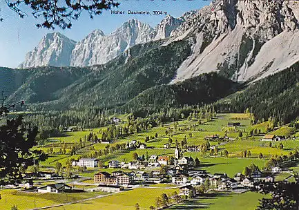 [Ansichtskarte] AUSTRIA - Ramsau / Dachstein - Blick gegen die Dachsteingruppe. 