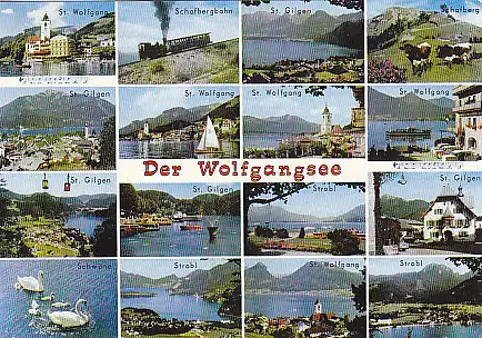 [Ansichtskarte] AUSTRIA - Der Wolfgangsee. 