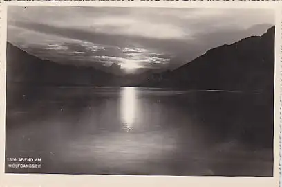 [Ansichtskarte] AUSTRIA - Abend am Wolfgangsee. 
