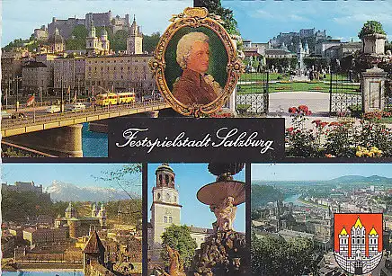[Ansichtskarte] AUSTRIA - Festspielstadt Salzburg. 