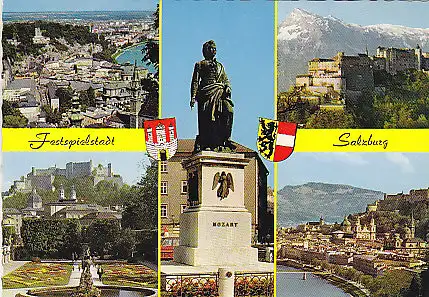 [Ansichtskarte] AUSTRIA - Festspielstadt Salzburg. 