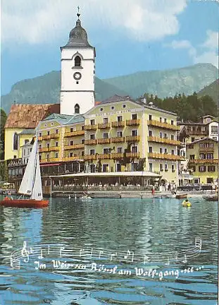 [Ansichtskarte] AUSTRIA - St. Wolfgang am Wolfgangsee - Hotel Weißes Rößl. 