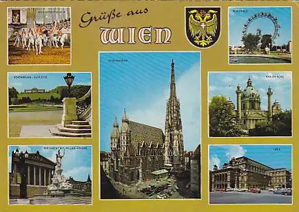 [Ansichtskarte] AUSTRIA - Grüße aus Wien. 