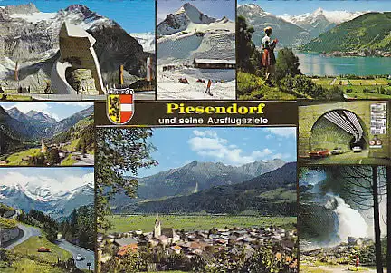 [Ansichtskarte] AUSTRIA - Piesendorf und seine Ausflugsziele. 