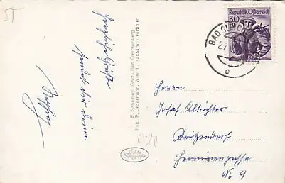 [Ansichtskarte] AUSTRIA - Gleichenberg. 