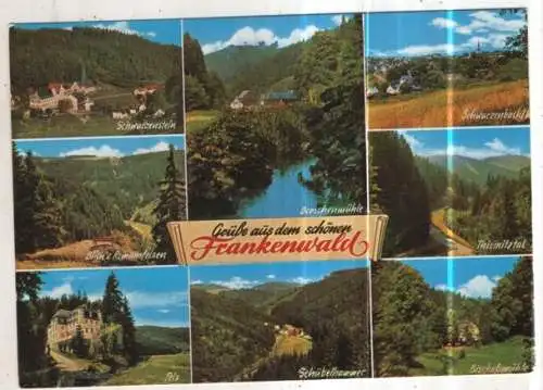 [Ansichtskarte] GERMANY - Grüße aus dem schönen Frankenwald. 