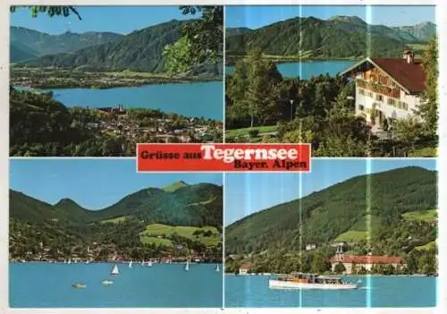 [Ansichtskarte] GERMANY - Tegernsee / Bayer. Alpen. 