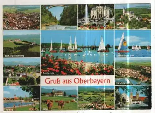 [Ansichtskarte] GERMANY - Gruß aus Oberbayern. 
