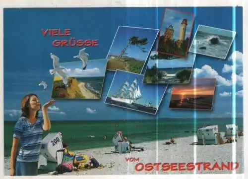[Ansichtskarte] GERMANY - Viele Grüsse vom Ostseestrand. 