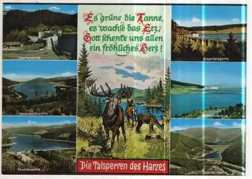 [Ansichtskarte] GERMANY - Die Talsperren des Harzes. 