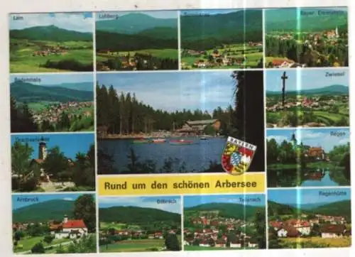 [Ansichtskarte] GERMANY - Rund um den schönen Arbersee. 