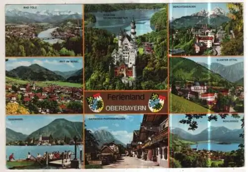 [Ansichtskarte] GERMANY - Ferienland Oberbayern. 