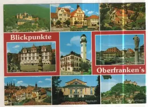[Ansichtskarte] GERMANY - Blickpunkte Oberfranken's. 