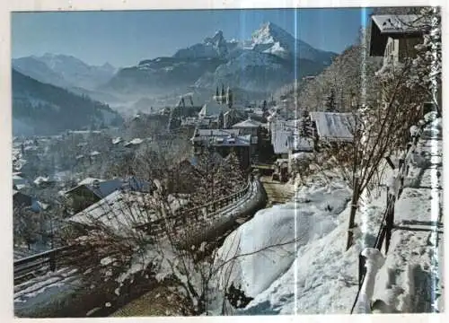 [Ansichtskarte] GERMANY - Berchtesgaden mit Watzmann. 