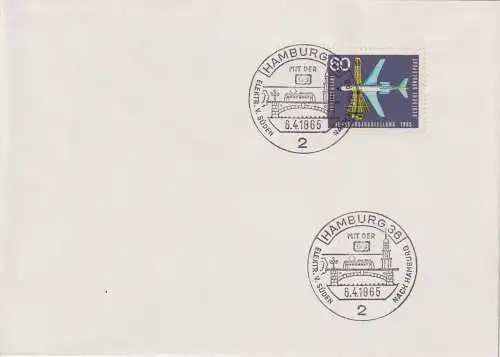 Bundesrep. Deutschland 1965 Nr 473 Sonderstempel