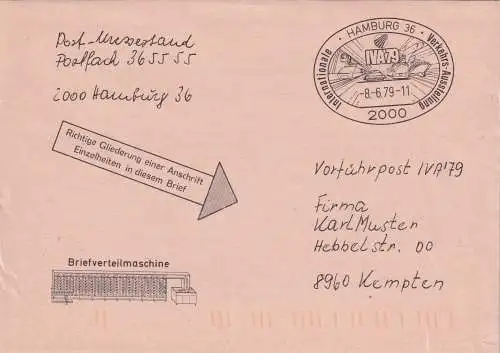 Bundesrep. Deutschland 1979 Nr IVA Vorführpost Sonderstempel