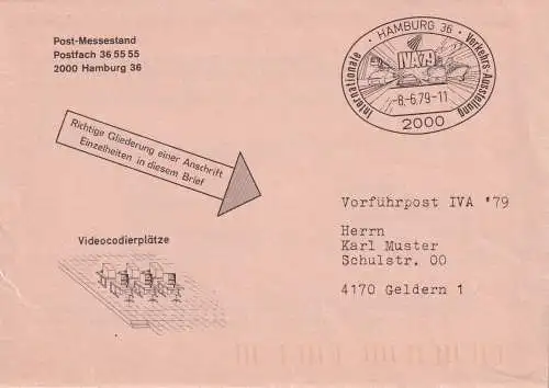 Bundesrep. Deutschland 1979 Nr Vorführpost IVA'79 Sonderstempel