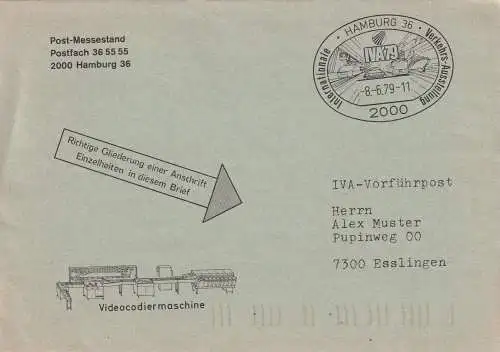 Bundesrep. Deutschland 1979 Nr Vorführpost IVA'79 Sonderstempel