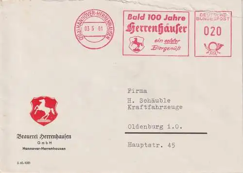 Bundesrep. Deutschland 1961 Nr Freistempel Freistempel