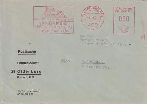 Bundesrep. Deutschland 1970 Nr Freistempel Freistempel