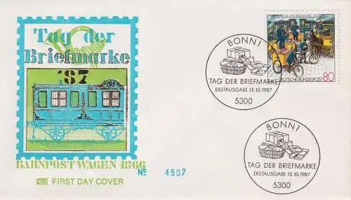 Bundesrep. Deutschland 1987 Nr 1337 Ersttagsstempel