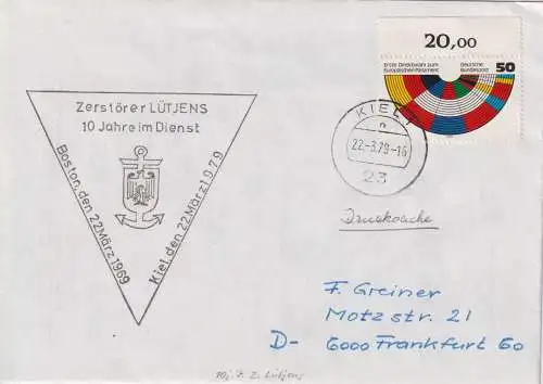 Bundesrep. Deutschland 1979 Nr 1002 Sonderstempel