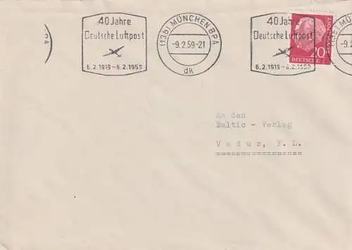 Bundesrep. Deutschland 1959 Nr 185 Gestempelt (Posten)