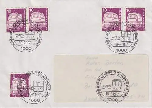 Bundesrep. Deutschland 1977 Nr 847/5x Sonderstempel