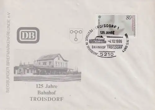 Bundesrep. Deutschland 1986 Nr 1279 Sonderstempel