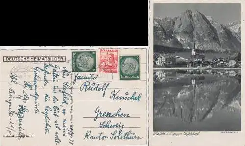 Deutsches Reich 1938 Nr 516/2x und OE 568 Gestempelt (Posten)