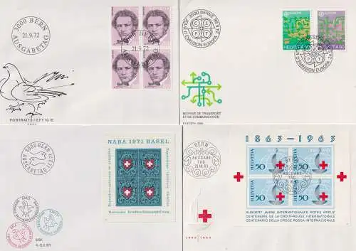 Schweiz Nur Hauptgebiet 1960 - 2020 Gestempelt (Posten)