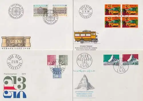 Schweiz Nur Hauptgebiet 1960 - 2020 Gestempelt (Posten)