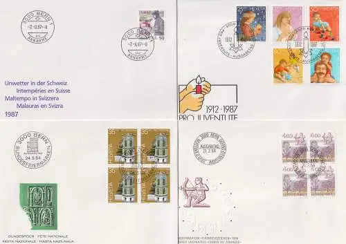 Schweiz Nur Hauptgebiet 1960 - 2020 Gestempelt (Posten)