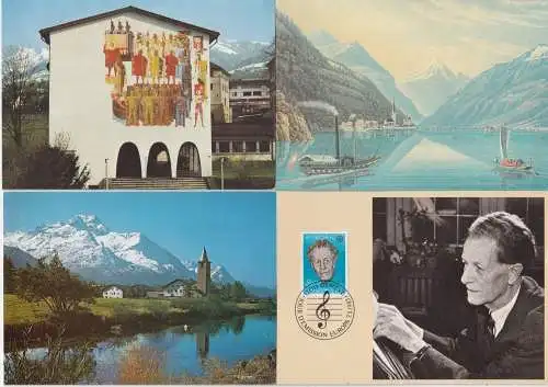 Schweiz Nur Hauptgebiet 1970 - 2000 Gestempelt (Posten)