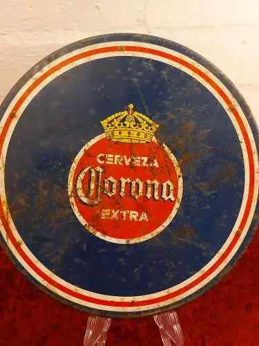 Corona Bier Metalltablett Tablett Werbetablett