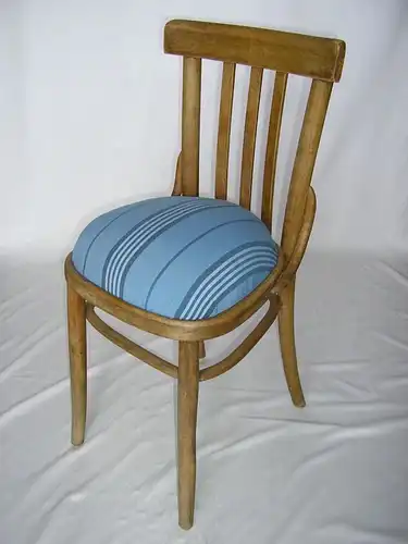 Vintage-Stuhl aus Holz, von Hand dekoriert, 45x45x80cm