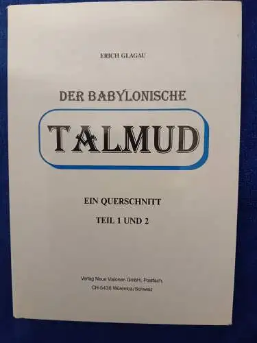 Glagau, Erich: Der Babylonische Talmud. 