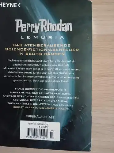 Haensel, Hubert: Perry Rhodan Lemuria 6: Die längste Nacht. 